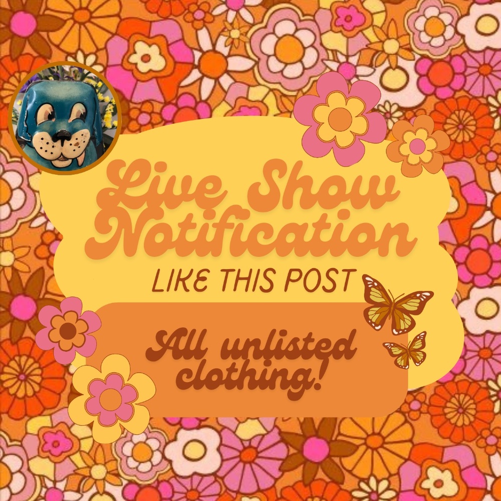 🌼Live show notification🌼Like this post to follow!!✨